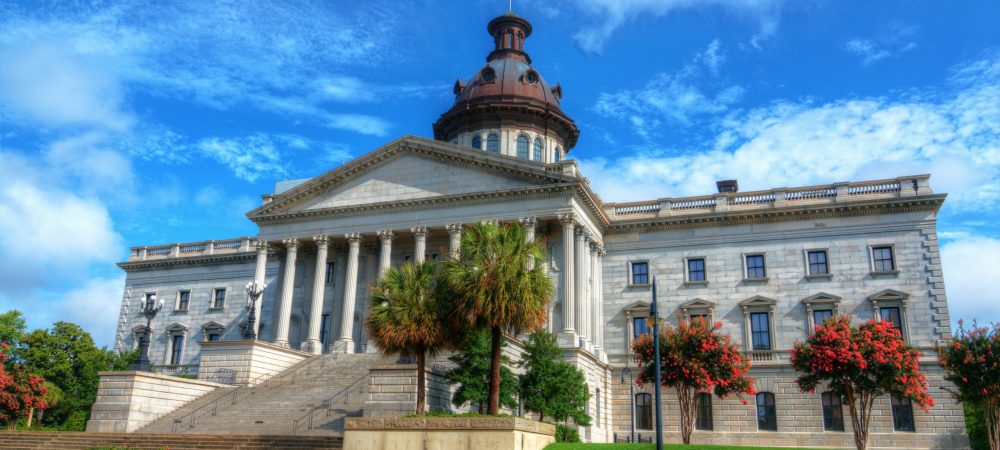 The South Carolina State House in Columbia.